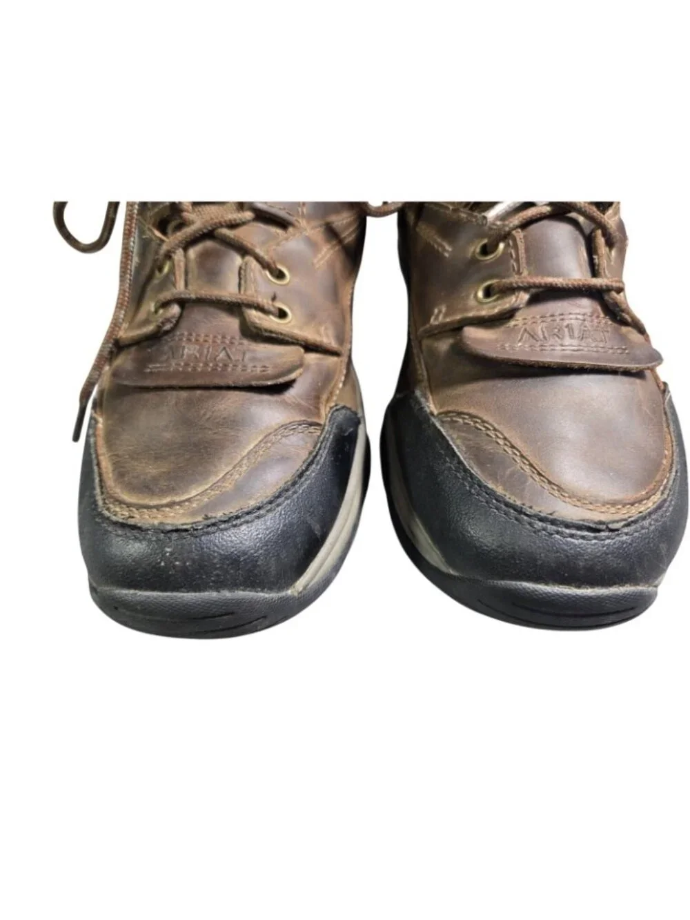 ARIAT ATS Terrain Brown Leather Work Boots Hiking Mens Size 9.5 D
